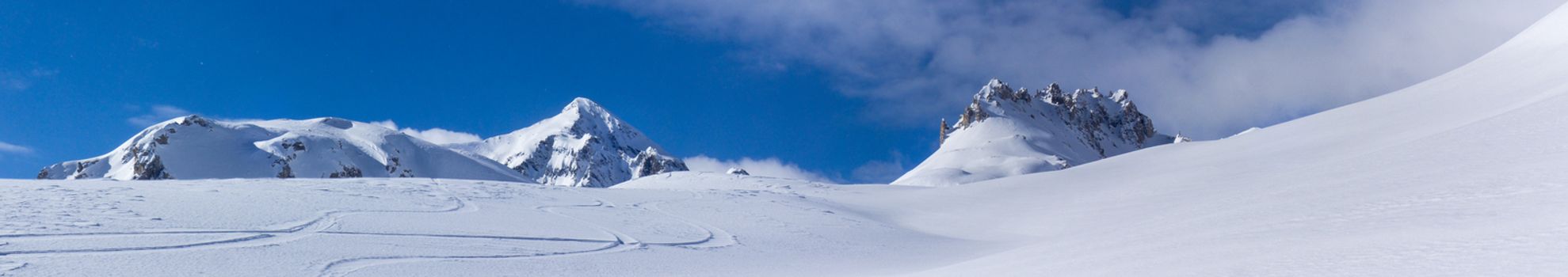 Casaccia, Switzerland: winter landscape, Lareccio canals and Colombe pass