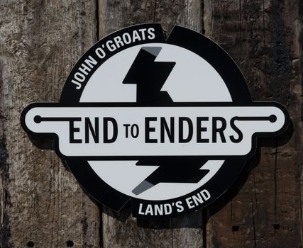 Land's End to John O'Groats sign