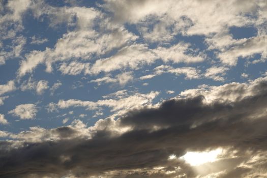 Clouds in the sky. High quality photo