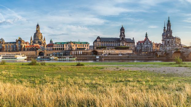 The ancient city of Dresden, Germany. Historical and cultural center of Europe.