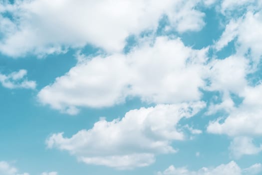 Copy space summer blue sky and white cloud abstract background.