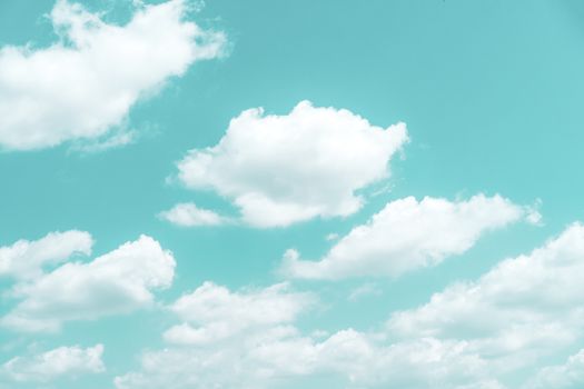 Copy space summer blue sky and white cloud abstract background.