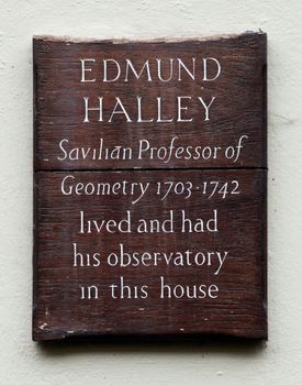 Edmund Halley Plaque