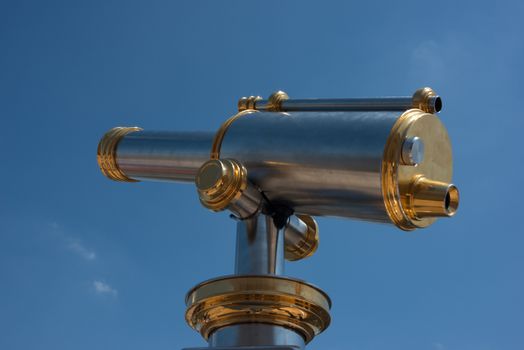 Silver & Brass Telescope