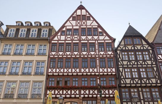 Frankfurt am main historic roemer place. Germany.