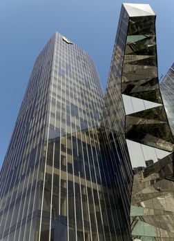 BARCELONA, SPAIN - JULY 4, 2015: Office building of Gas Natural fenosa is a Spanish natural gas utilities company. The firm is headquartered located in Barcelona.

Barcelona, Spain - July 4, 2015: Office building of Gas Natural fenosa is a Spanish natural gas utilities company. The firm is headquartered located in Barcelona.