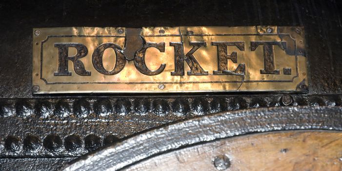 Bame Plaque on Stephenson's rocket