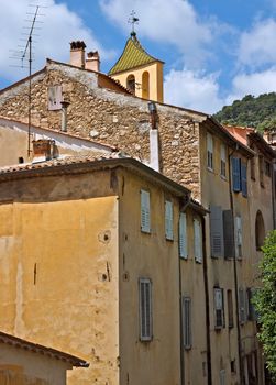 GRASSE, FRANCE - JUNE 2, 2014: Architecture of Grasse Town in the southern France. Grasse is famous for its perfume industry. The city was founded in the XI century.

Grasse, France - June 2, 2014: Architecture of Grasse Town in the southern France. Grasse is famous for its perfume industry. The city was founded in the XI century.