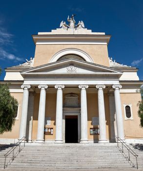 Old architecture of city of Nice, France