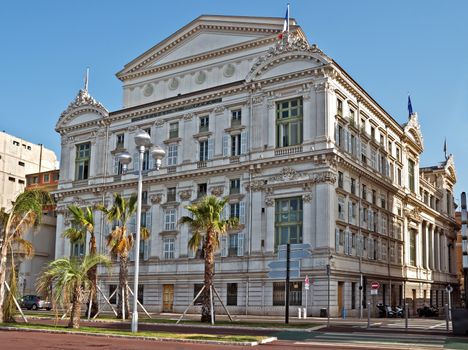 Opera house in city of Nice, France.