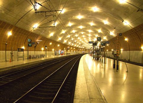 The train station Monaco-Ville of Monaco

MONACO - APRIL 28:The train station Monaco-Ville of Monaco on April 28 2013 in Monaco. There are no airports in Monaco and the only way to get there is by railroad, roads or the sea.