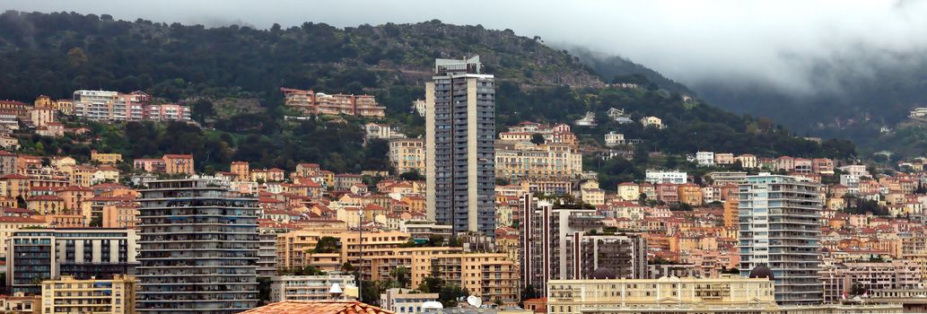 MONTE CARLO, MONACO - APRIL 28: Architecture of residential buildings on April 28, 2013 in Monte Carlo, Monaco. All residential buildings in Monaco is very expensive and fashionable.

Monte Carlo, Monaco - April 28, 2013: Architecture of residential buildings. All residential buildings in Monaco is very expensive and fashionable.