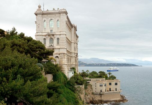 MONTE CARLO, MONACO - APRIL 28: Oceanographic Museum is a museum of marine sciences on April 28, 2013 in Monte Carlo, Monaco. It was inaugurated in 1910 by Prince Albert I.

Monte Carlo, Monaco - April 28, 2013: Oceanographic Museum is a museum of marine sciences. It was inaugurated in 1910 by Monaco's modernist reformer, Prince Albert I.