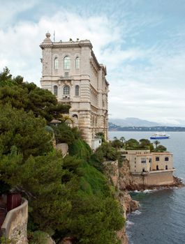 MONTE CARLO, MONACO - APRIL 28: Oceanographic Museum is a museum of marine sciences on April 28, 2013 in Monte Carlo, Monaco. It was inaugurated in 1910 by Monaco's modernist reformer, Prince Albert I.

Monte Carlo, Monaco - April 28, 2013: Oceanographic Museum is a museum of marine sciences. It was inaugurated in 1910 by Monaco's modernist reformer, Prince Albert I.
