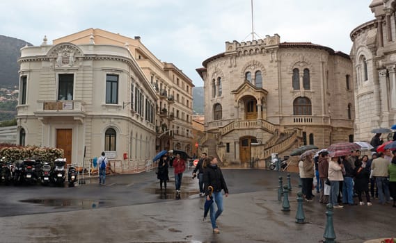 MONTE CARLO, MONACO - APRIL 28: Architecture of principality on April 28, 2013 in Monte Carlo, Monaco. Principality of the most popular destination among tourists.

Monte Carlo, Monaco - April 28, 2013: Architecture of principality. Principality of the most popular destination among tourists. Tourists walk and looking at the sights.