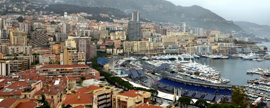 MONACO, MONTE CARLO - APRIL 28: A beautiful view of Monte Carlo (Monaco) from the heights on April 28, 2013 in Monaco, Monte Carlo. Principality of the most popular destination among tourists.

Monaco, Monte Carlo - April 28, 2013: A beautiful view of Monte Carlo (Monaco) from the heights. Principality of the most popular destination among tourists.
