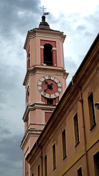Church Tower in the old part of Nice, France