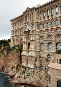 MONTE CARLO, MONACO - APRIL 28: Oceanographic Museum is a museum of marine sciences on April 28, 2013 in Monte Carlo, Monaco. It was inaugurated in 1910 by Monaco's modernist reformer, Prince Albert I.

Monte Carlo, Monaco - April 28, 2013: Oceanographic Museum is a museum of marine sciences. It was inaugurated in 1910 by Monaco's modernist reformer, Prince Albert I.