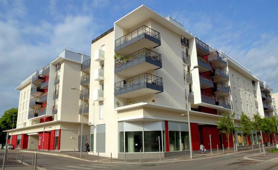 NICE, FRANCE - MAY 1: Architecture of buildings on May 1, 2013 in Nice, France.

Nice, France - May 1, 2013: Architecture of buildings in Nice, French Riviera.