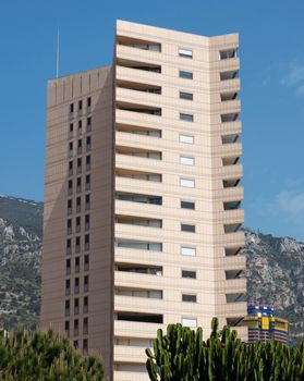 MONTE CARLO, MONACO - MAY 1: The architecture of buildings near Grand Casino on May 1, 2013 in Monte Carlo, Monaco. 

Monte Carlo, Monaco - May 1, 2013: The architecture of buildings near Grand Casino.