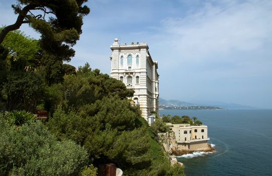 MONTE CARLO, MONACO - MAY 1: Oceanographic Museum is a museum of marine sciences on May 1, 2013 in Monte Carlo, Monaco. It was inaugurated in 1910 by Monaco's modernist reformer, Prince Albert I.