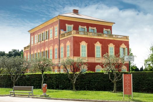 Matisse Museum - former Genoese villa of 17th century. Nice, France.