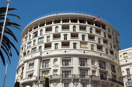 MONTE CARLO, MONACO - MAY 1: The architecture of buildings on May 1, 2013 in Monte Carlo, Monaco. 

Monte Carlo, Monaco - May 1, 2013: The architecture of buildings.