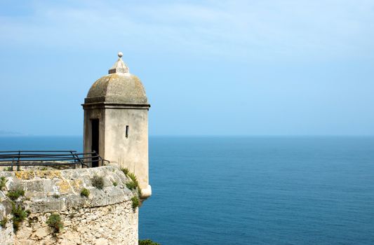 Watchtower and Mediterranean sea, Monte Carlo, Monaco