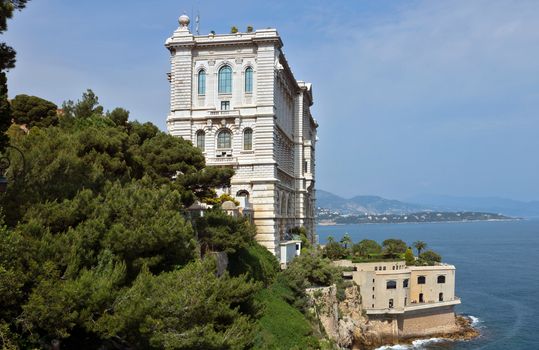 MONTE CARLO, MONACO - MAY 1: Oceanographic Museum is a museum of marine sciences on May 1, 2013 in Monte Carlo, Monaco. It was inaugurated in 1910 by Monaco's modernist reformer, Prince Albert I.

Monte Carlo, Monaco - May 1, 2013: Oceanographic Museum is a museum of marine sciences. It was inaugurated in 1910 by Monaco's modernist reformer, Prince Albert I.
