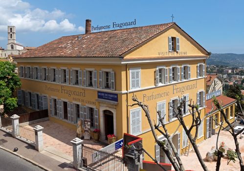 GRASSE, FRANCE - MAY 3: Parfumerie Fragonard Factory on May 3, 2013 in Grasse, France. Fragonard perfumery is one of the older factory in the world capital of perfumes.

Grasse, France - May 3, 2013: Parfumerie Fragonard Factory. Fragonard perfumery is one of the older factory in the world capital of perfumes.