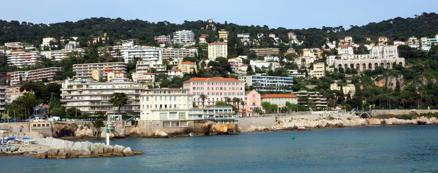 NICE, FRANCE - MAY 4: Architecture of city of Nice in the southern France on May 4, 2013 in Nice, France. Nice is a symbol of Provence Alpes Cote d'Azur.

Nice, France - May 4, 2013: Architecture of city of Nice in the southern France. Nice is a symbol of Provence Alpes Cote d'Azur.