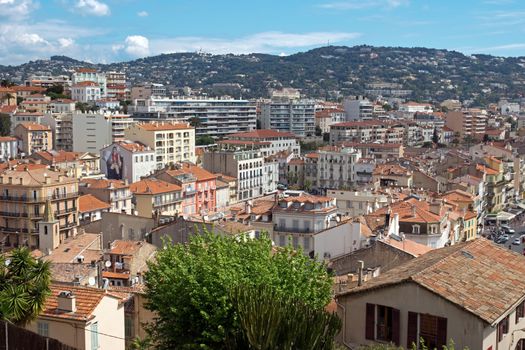 CANNES, FRANCE - MAY 6: Old district in historical centre on May 6, 2013 in Cannes, France. City founded by the Romans in 42 BC.

Cannes, France - May 6, 2013: Old district in historical centre of Cannes, France. Cannes is a city located in the French Riviera. The city is also famous for its luxury shops, restaurants, and hotels. City founded by the Romans in 42 BC.