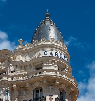 CANNES, FRANCE - MAY 6: Luxury hotel Inter Continental Carlton on May 6, 2013 in Cannes, France. It features 343 rooms. Located on the famous La Croisette

Cannes, France - May 6, 2013: Luxury hotel Inter Continental Carlton. It features 343 rooms. Located on the famous La Croisette