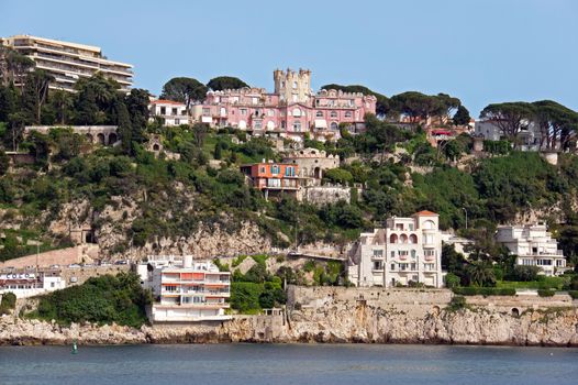 NICE, FRANCE - MAY 4: Architecture of city of Nice in the southern France on May 4, 2013 in Nice, France. Nice is a symbol of Provence Alpes Cote d'Azur.

Nice, France - May 4, 2013: Architecture of city of Nice in the southern France. Nice is a symbol of Provence Alpes Cote d'Azur.