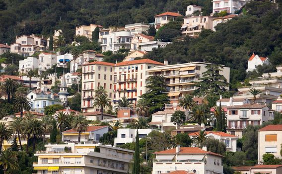 Architectural view of city of Nice, France