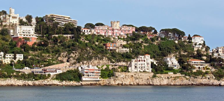 NICE, FRANCE - MAY 4: Architecture of city of Nice in the southern France on May 4, 2013 in Nice, France. Nice is a symbol of Provence Alpes Cote d'Azur.

Nice, France - May 4, 2013: Architecture of city of Nice in the southern France. Nice is a symbol of Provence Alpes Cote d'Azur.