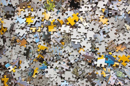 Background of a lot of pieces puzzle