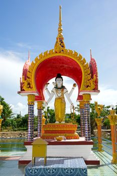 Buddhistic Pagoda near a Big Buddha, Koh Samui, Thailand