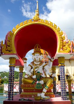 Buddhistic Pagoda near a Big Buddha, Koh Samui, Thailand