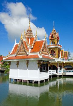 Buddhistic Temple on Koh Samui island, Thailand