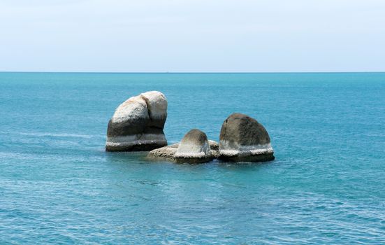 Granite rocks has been eroded by water and heat. Ko Samui Island, Thailand.