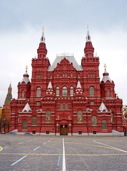 National Historic Museum at Red Square in Moscow, Russia
