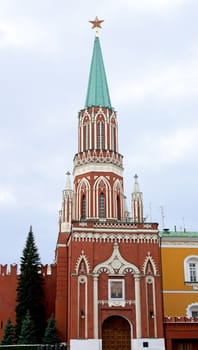 Kremlin building at Red Square. Moscow. Russia.