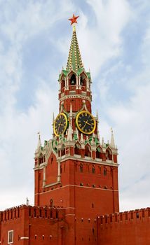 Spasskaya Tower of Moscow Kremlin
The Spasskaya Tower is the main tower with a through-passage on the eastern wall of the Moscow Kremlin, which overlooks the Red Square.