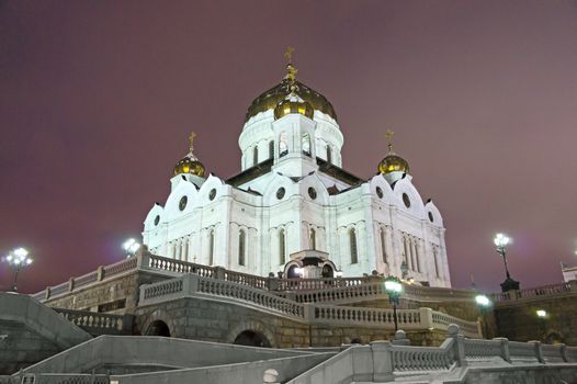 Church Of Jesus The Saviour in Moscow.
Built in 1883 as a monument to the heros of the Patriotic war against Napoleon of 1812. Completely destroyed in 1931 by communists. In 1999 rebuilt using original blueprints by Russian Orthodox Church and Municipality of Moscow.
