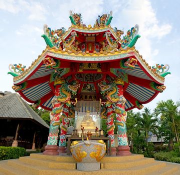 Little shrine on the coastline, Koh Samui, Thailand