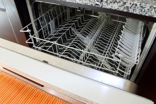 Empty dishwasher