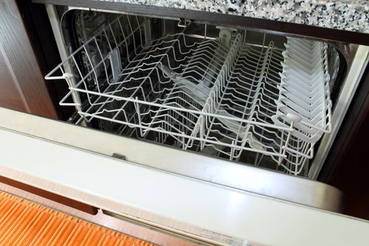 Empty dishwasher