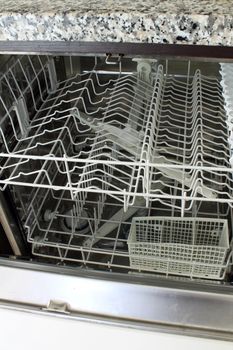 Empty dishwasher