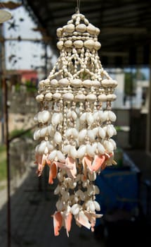 Decorative pendant made of many shells, Koh Samui, Thailand